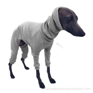 Luksusowy czteronożny bawełniany płaszcz dla psa